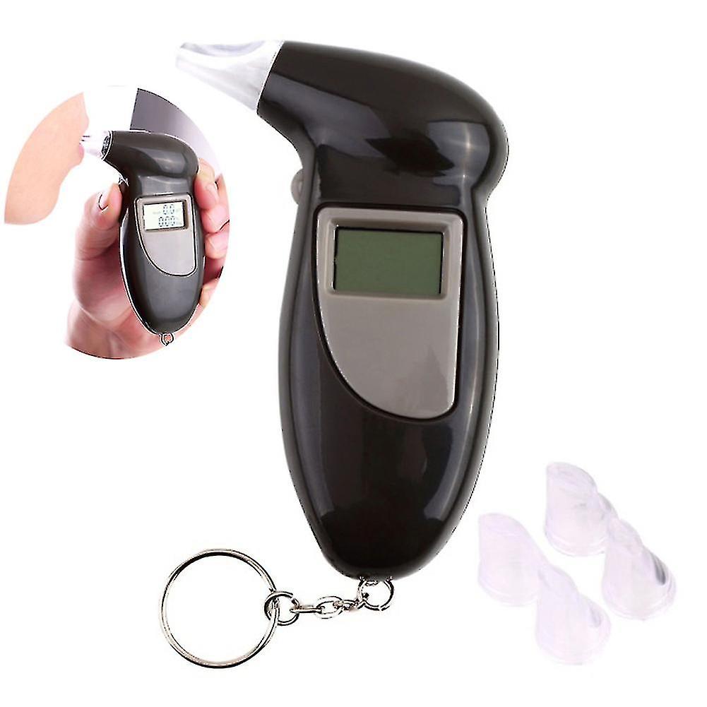 Anahtarlık Lcd Ekranlı Dijital Alkol Nefes Test Cihazı Profesyonel Nefes Analiz Cihazı Dedektör Testi