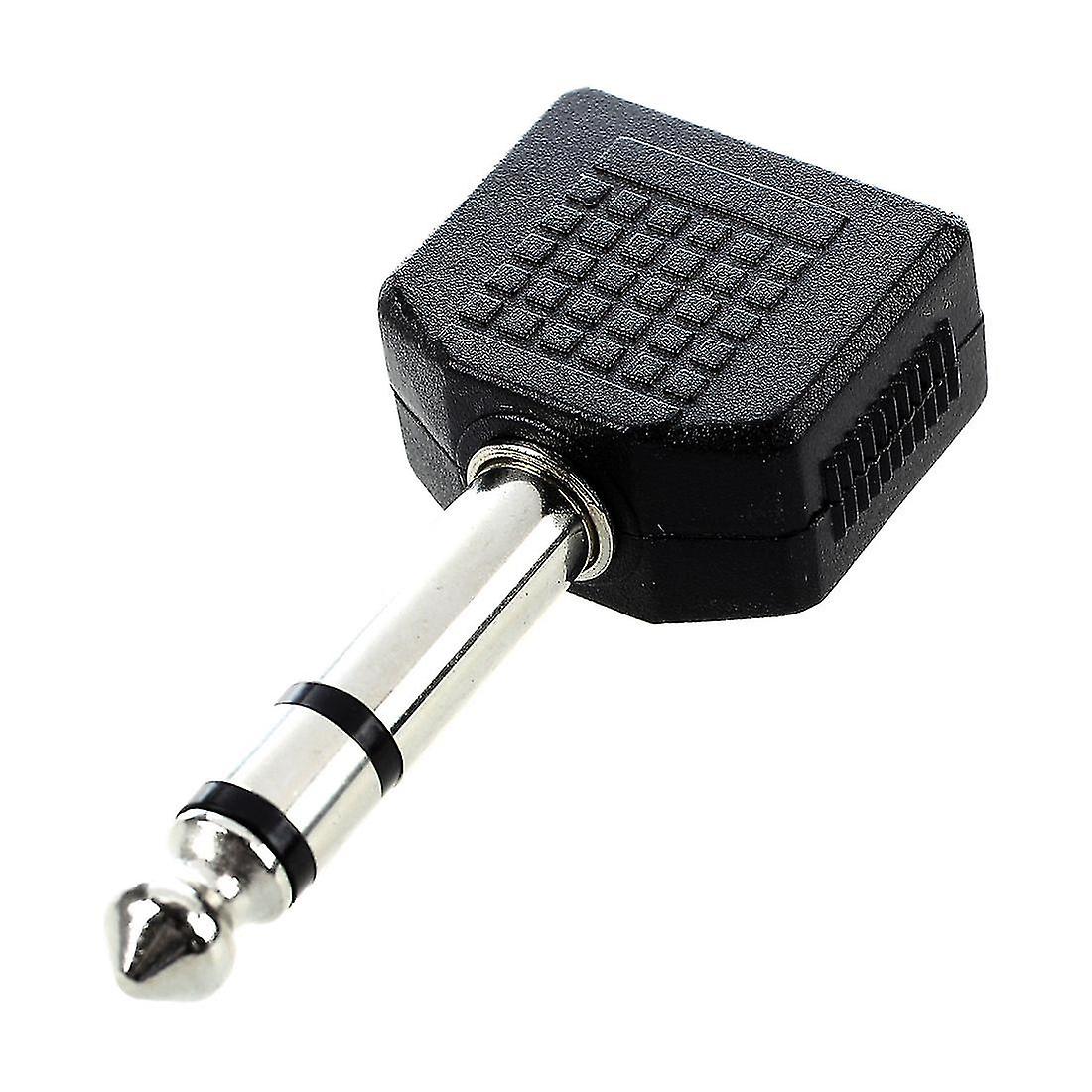 6.35mm Plug To .5mm Fe Socket Splitter Connector