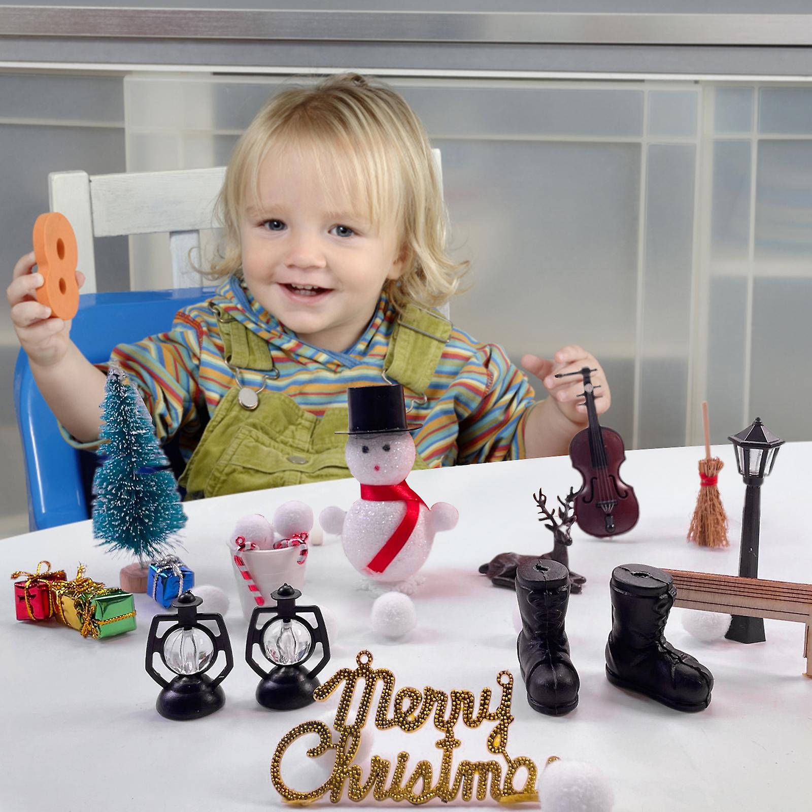 Camino In Miniatura Con Gnomo E Luce LED Per Casa Delle Bambole – Accessori Natalizi E Falò Realistici