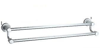 L is 50 cm High Quality Aluminium Double Towel Rail Hook