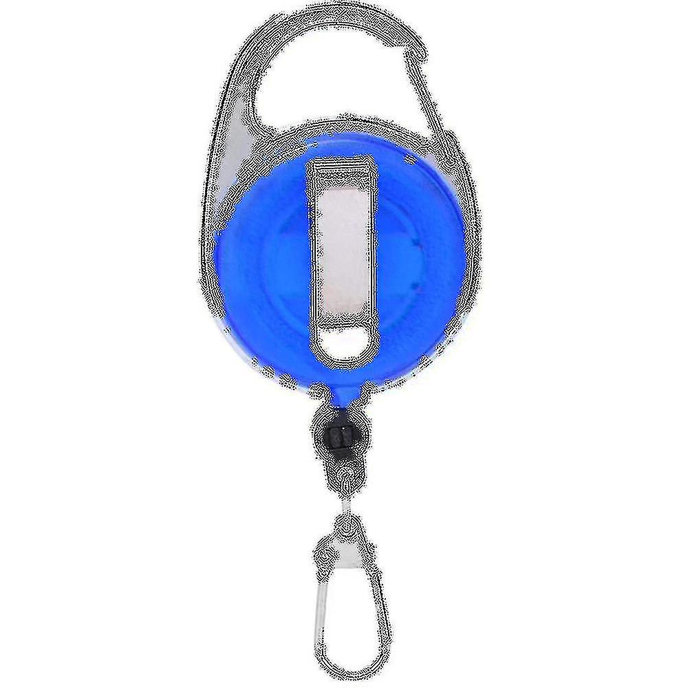 Portable 1 Meter Fly Fishing Length Measuring Ruler Carabiner Tape