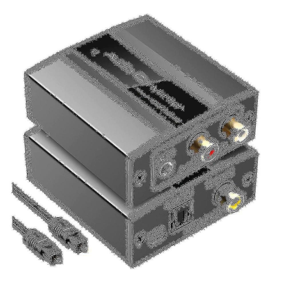 Optischer zu RCA Konverter Audiokonverter Digital zu Analog Audio Koaxial zu Rca Adapter 3,5 mm Aux W
