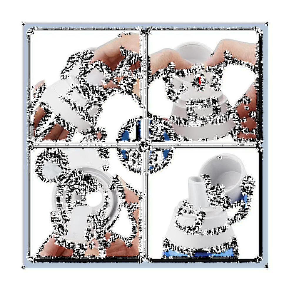 زجاجات المياه لدغة صمام استبدال فوهة ، 2 جهاز كمبيوتر شخصى زجاجات المياه سيليكون تركيبات فوهة لدغة V