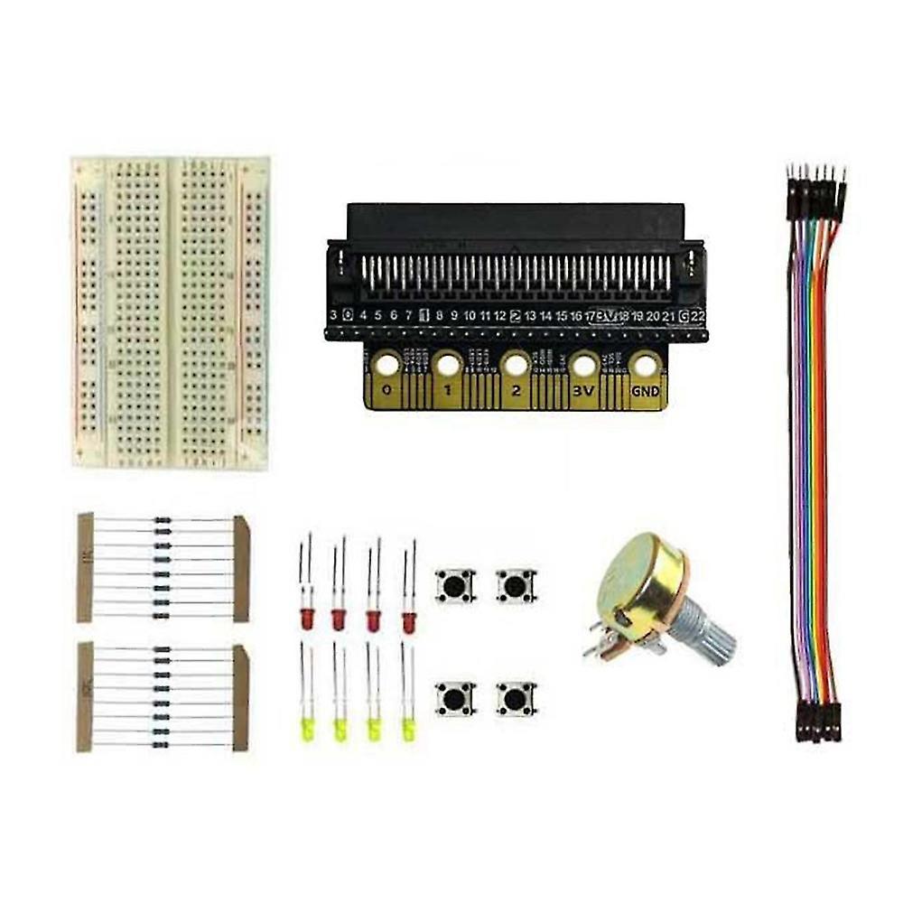 For Bbc Gpio Expansion Board Breadboard Kit Stem Programming Children's Electronic Education Diy Ki