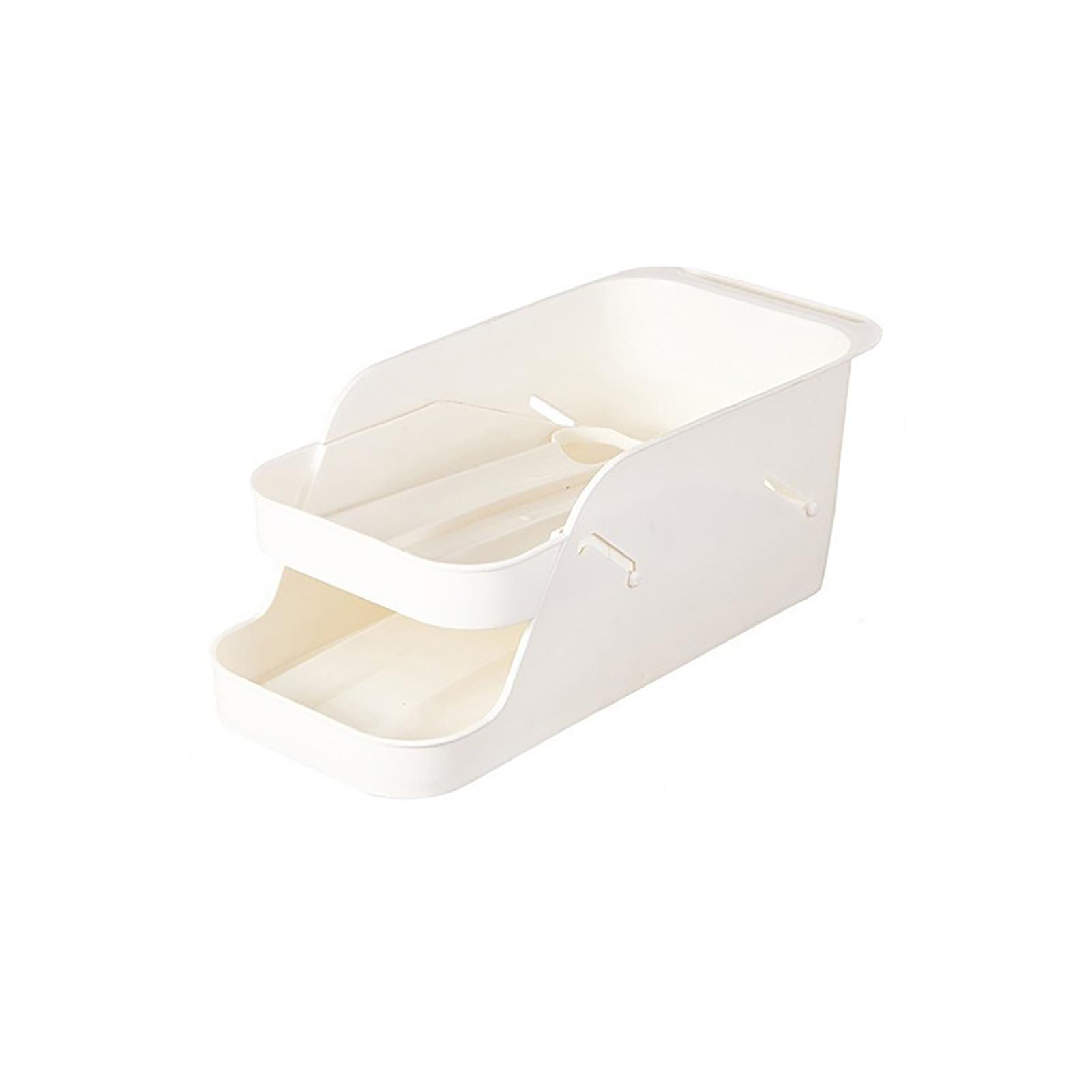Double Layer Automatic Rolling Egg Storage Box Large Capacity Automatic Removable Tray For Kitchen & Dining Gadgets