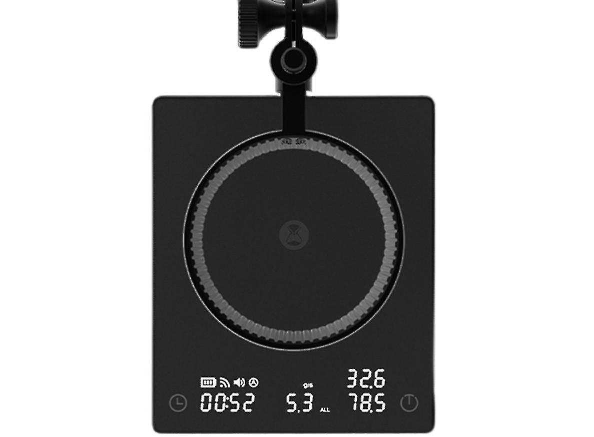 Black Mirror Intelligence Coffee Kitchen Scale With Time Light Weight Mini Digital Scale