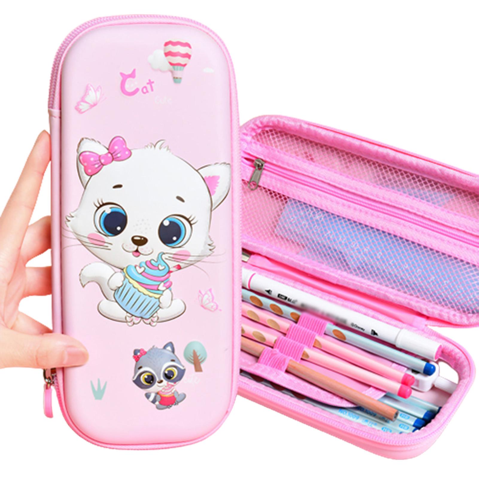 Large Capacity Pencil Stationery Box Category Placement Drop-proof Pen Box For Children Kids Boys Girls