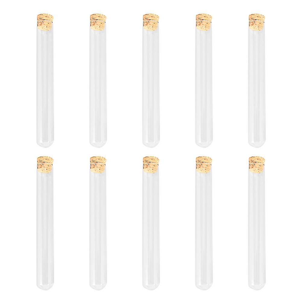 10pcs Sample Bottles Round Bottom Test Tube Plant Propagation Tube