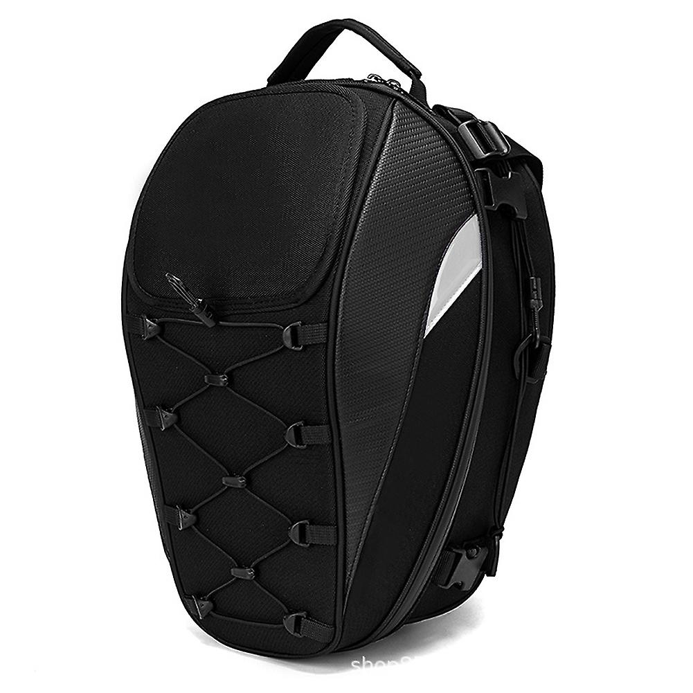 Dual Use Waterproof Helmet Bag Motorcycle Tail Bag 30L-40L Tool Box Rear Seat Bag Large Capacity Rid