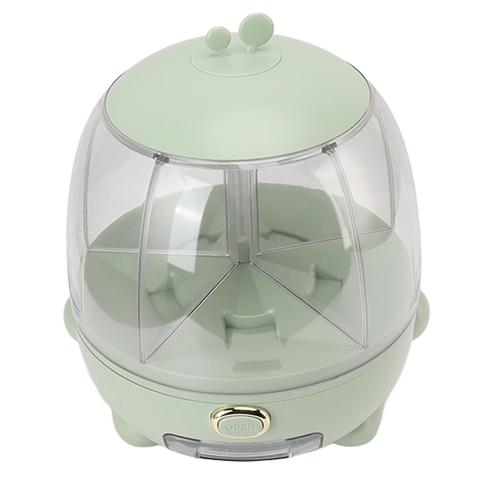 Large Rotatable Green Food Storage Container 2600g Sealed Dispenser