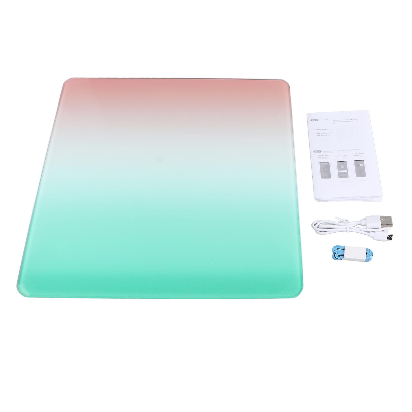 Bluetooth-Enabled Digital Bathroom Scale with USB Charging and Precise Weight Tracking