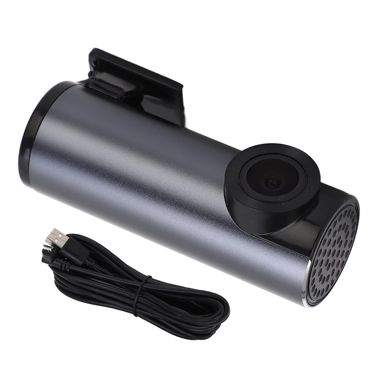 Smart Car Dash Cam with Night Vision, ADAS, USB Connection, and Voice Prompt Safety