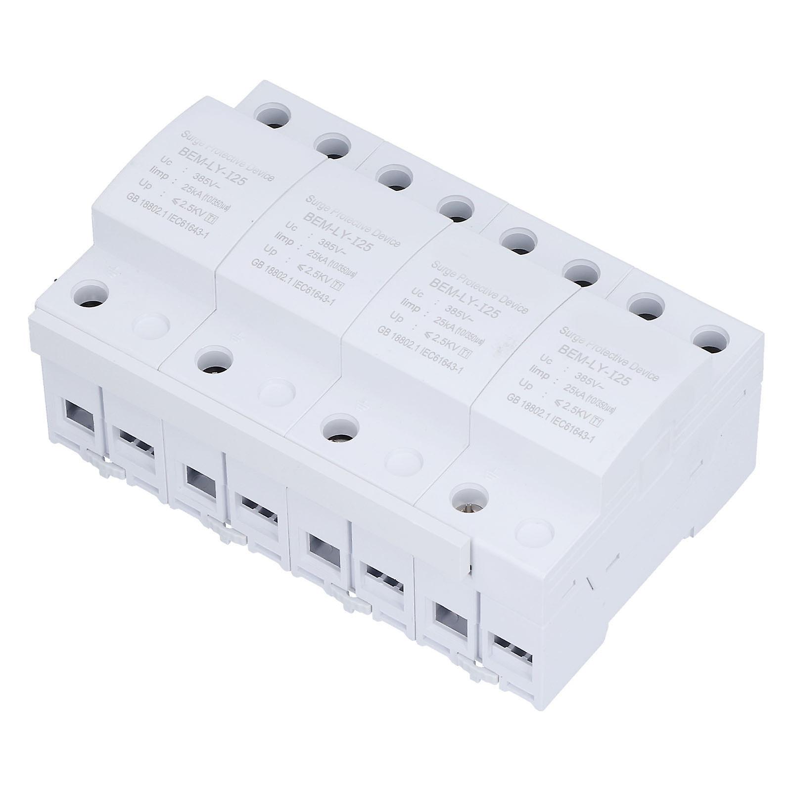 BEMLYI25 Surge Protective Device Modular Design Voltage Surge Arrester Device for Avoid Lightning Strikes 220V/385V