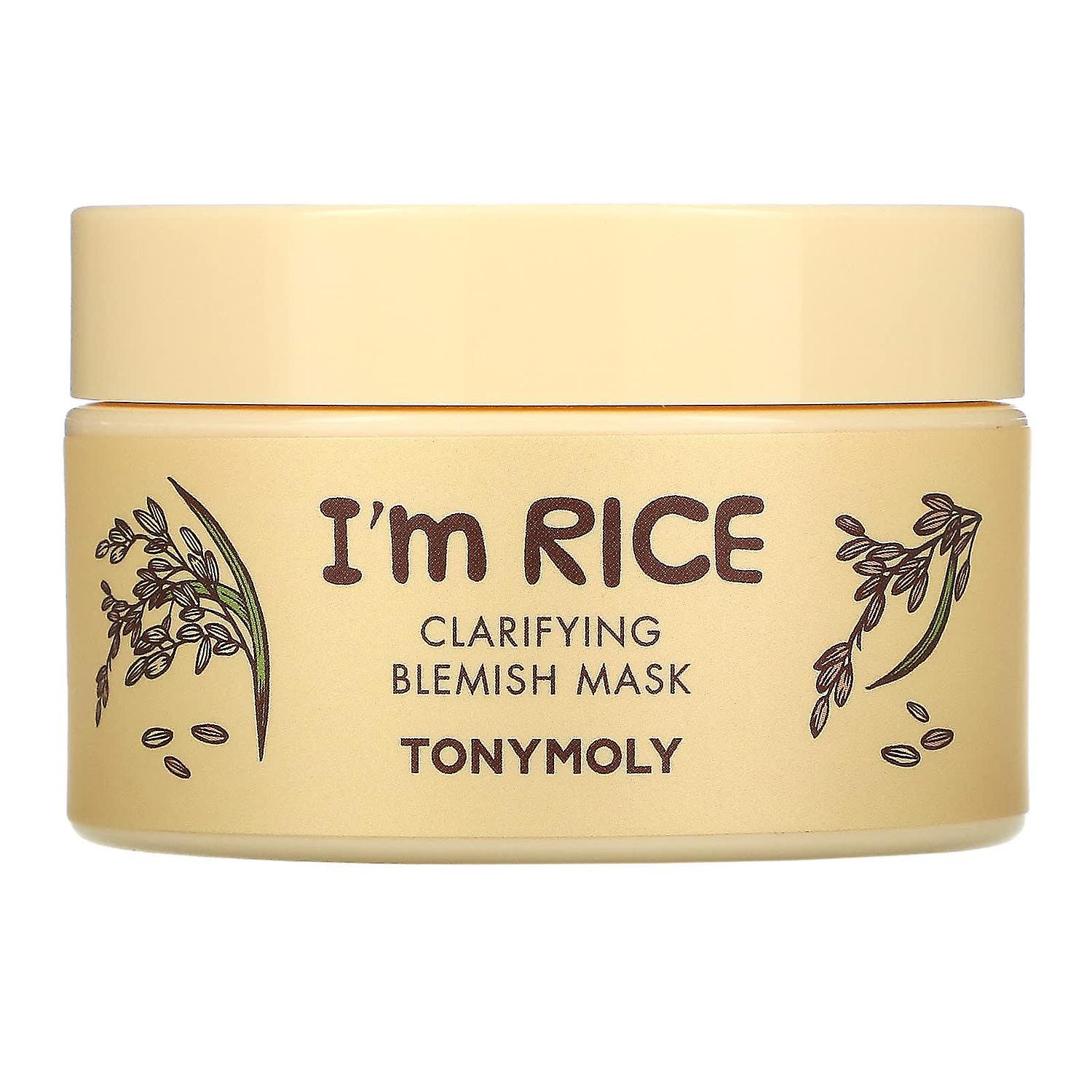 Tony Moly, I'm Rice, Clarifying Blemish Mask, 3.38 fl oz (100 ml)