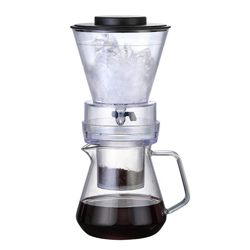 Ice Drip Pot Glass Regulatable Dripper Filter Cold Brew Maker Coffee Accessories