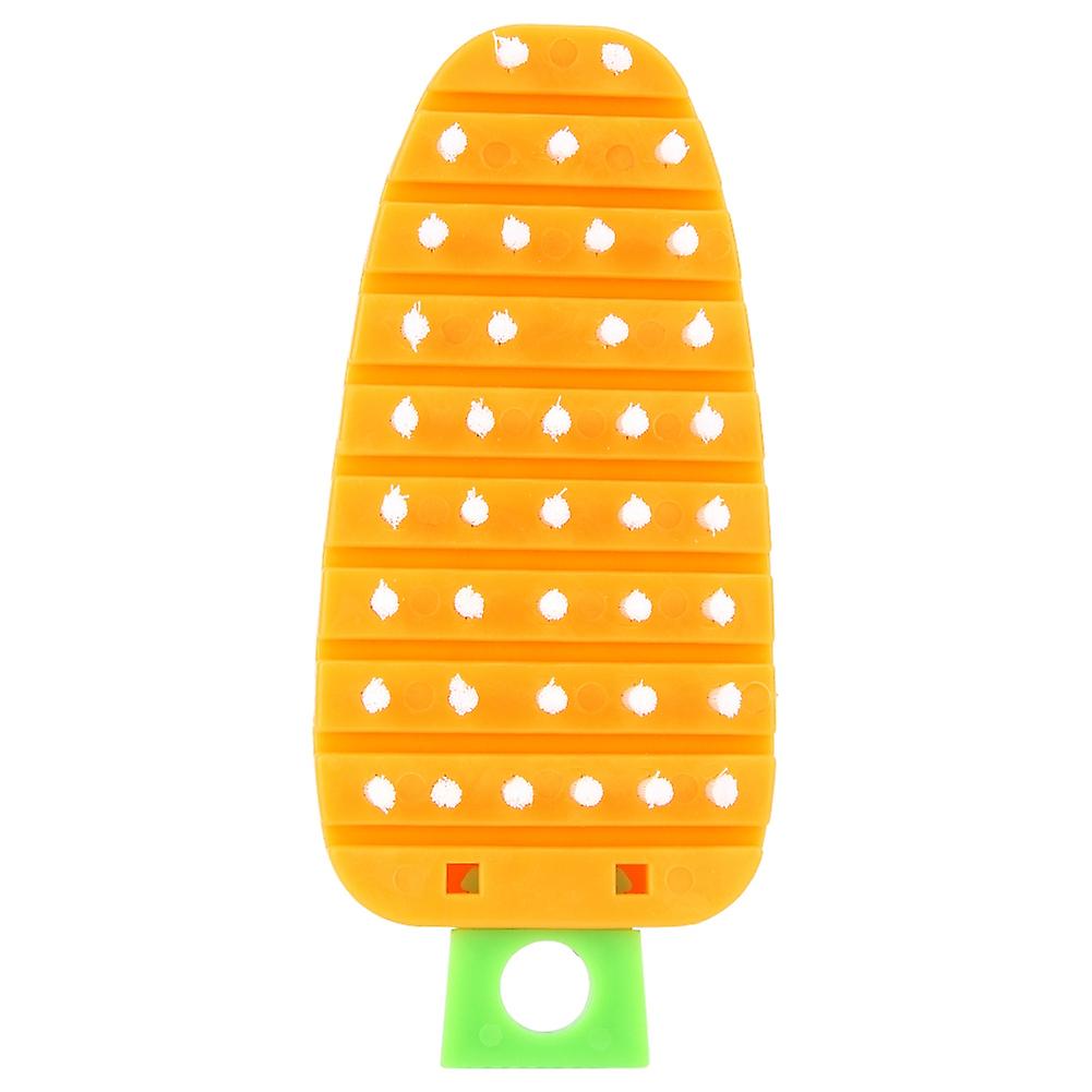 Brush Fruit And Vegetable Cleaning Kitchen Multi Purpose Clean Tool (Orange)