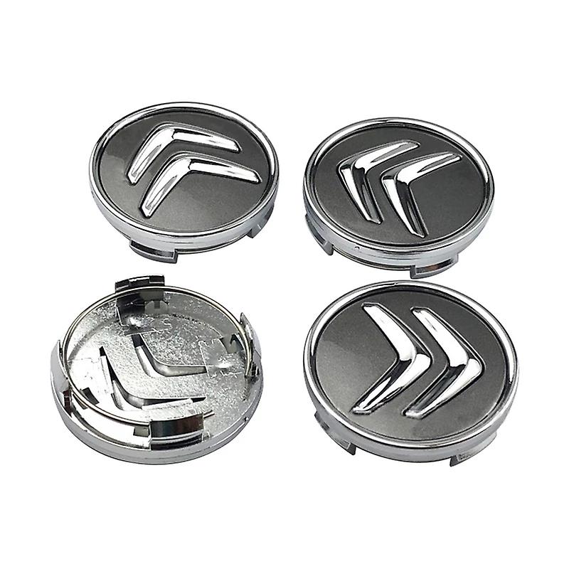 4pcs Auto Rad Mittelkappen Für Citroen C2 C3 C4 C5 C1 Elysée Berling Xsara Picasso Saxo Cactus DS3 DS4 DS6 Nabenabdeckung Zubehör