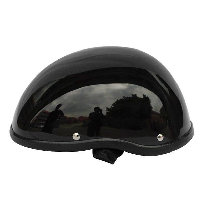 Retro Style Motorcycle Half Helmet Abs+cotton Plastic Cap For Motorcyclist Biker Ridder (one Size) Universal Washable