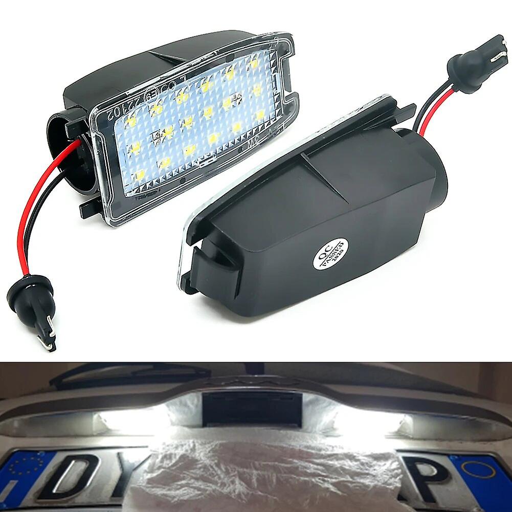 2x No Error White Led Under Side View Mirror Puddle Light For Land Rover Discovery Freelander Lr2 Lr3 Lr4 Range Rover Sport L322