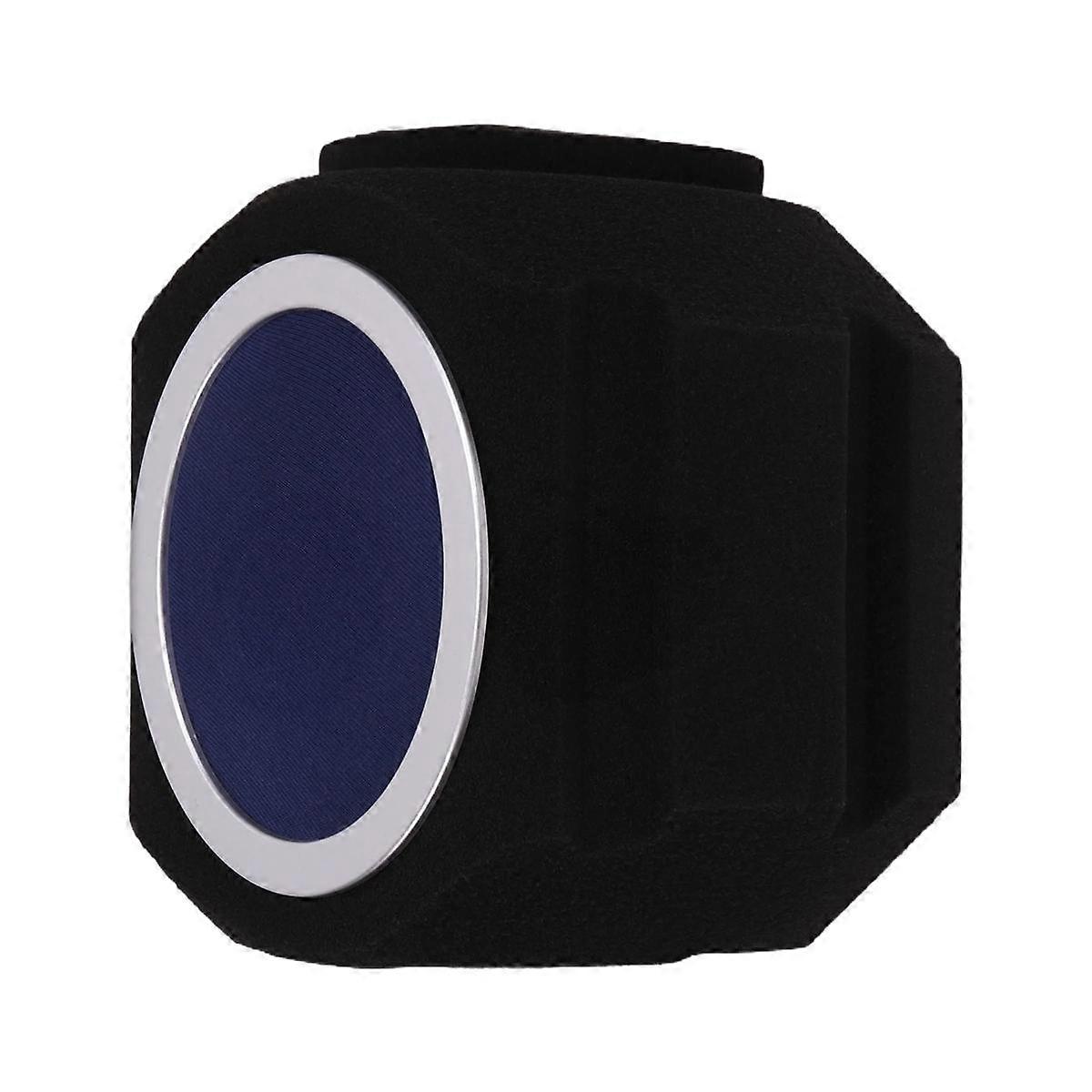 C5 Universal Studio Mic Screen Live Recording Microphone Anti-Interference Noise Reduction Wind Screen Blue