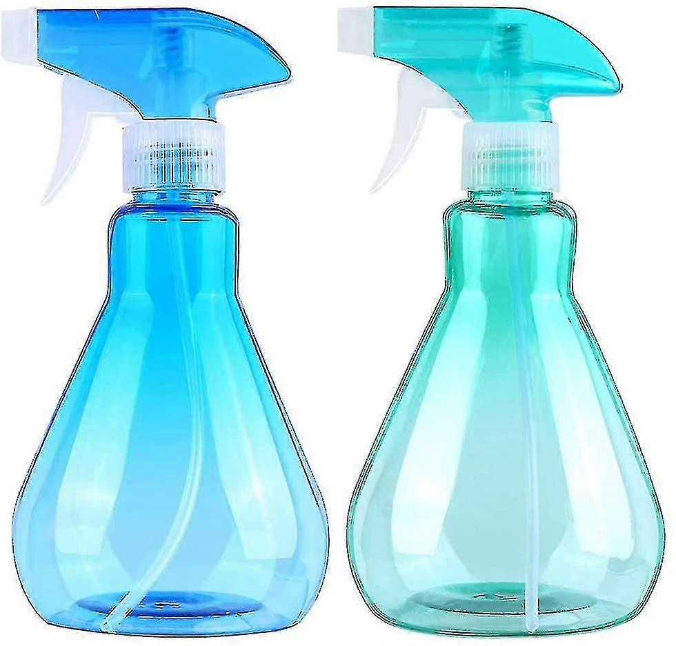 Spray Bottles, 2 Pieces 500ml Empty Plastic Spray Bottle Leakproof With Mist