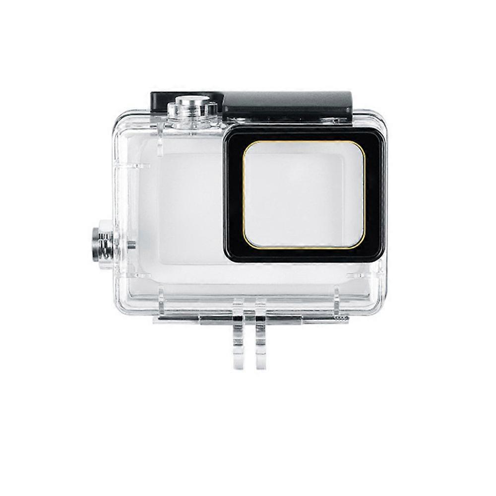 Mergulho subaquático caso impermeável para Go Pro, Capa protetora preta, suporte de caixa com acessório de filtro, Go Pro 5, Go Pro 6, Go Pro 7, 60m