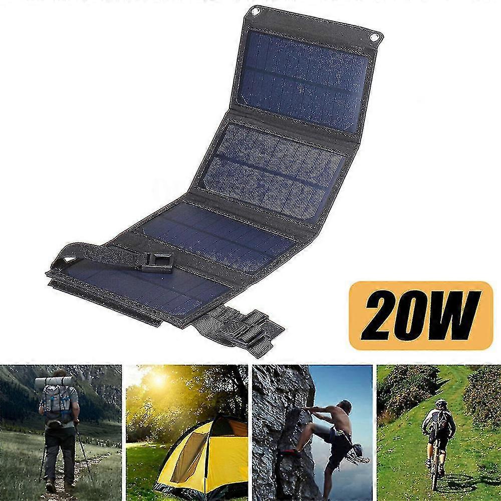 Usb Foldable 20w 5v Solar Panel Flexible Small Cell For Phone Outdoor Camping