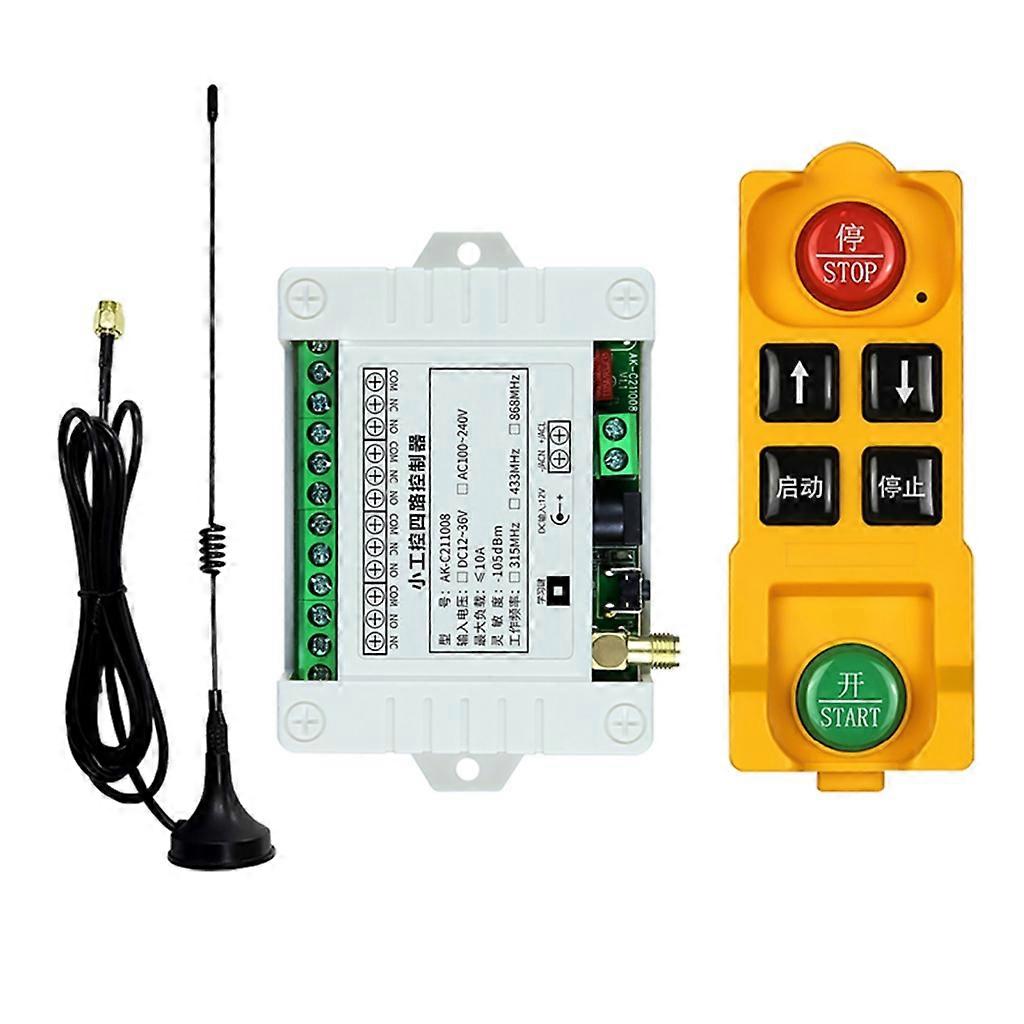Télécommande sans fil Commutateurs Relais AC220V Transmetteurs 433/315Mhz 4CH