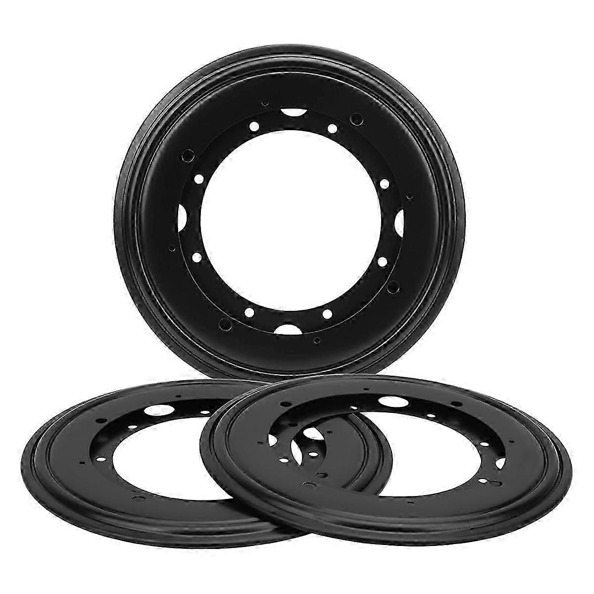 3pack 9in Round Lazysusan Turntable Bearing Plate, Rotating Swivel Plate, Turntable Base For Table