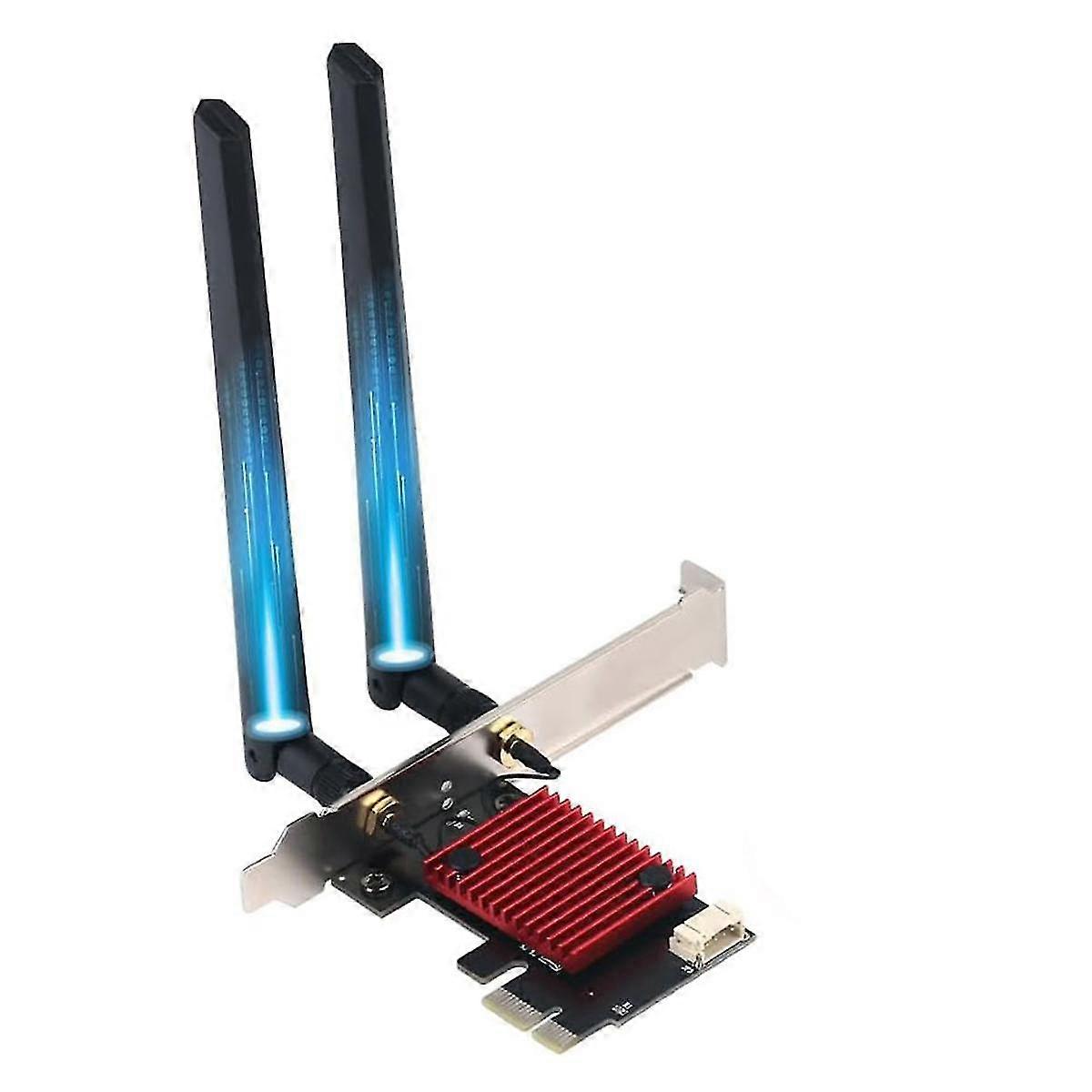 Wifi 6 Pcie Wifi Card Ax200 Bluetooth 5.2 3000mbps 802.11ax Dual Band Pcie Wireless Network Adapter
