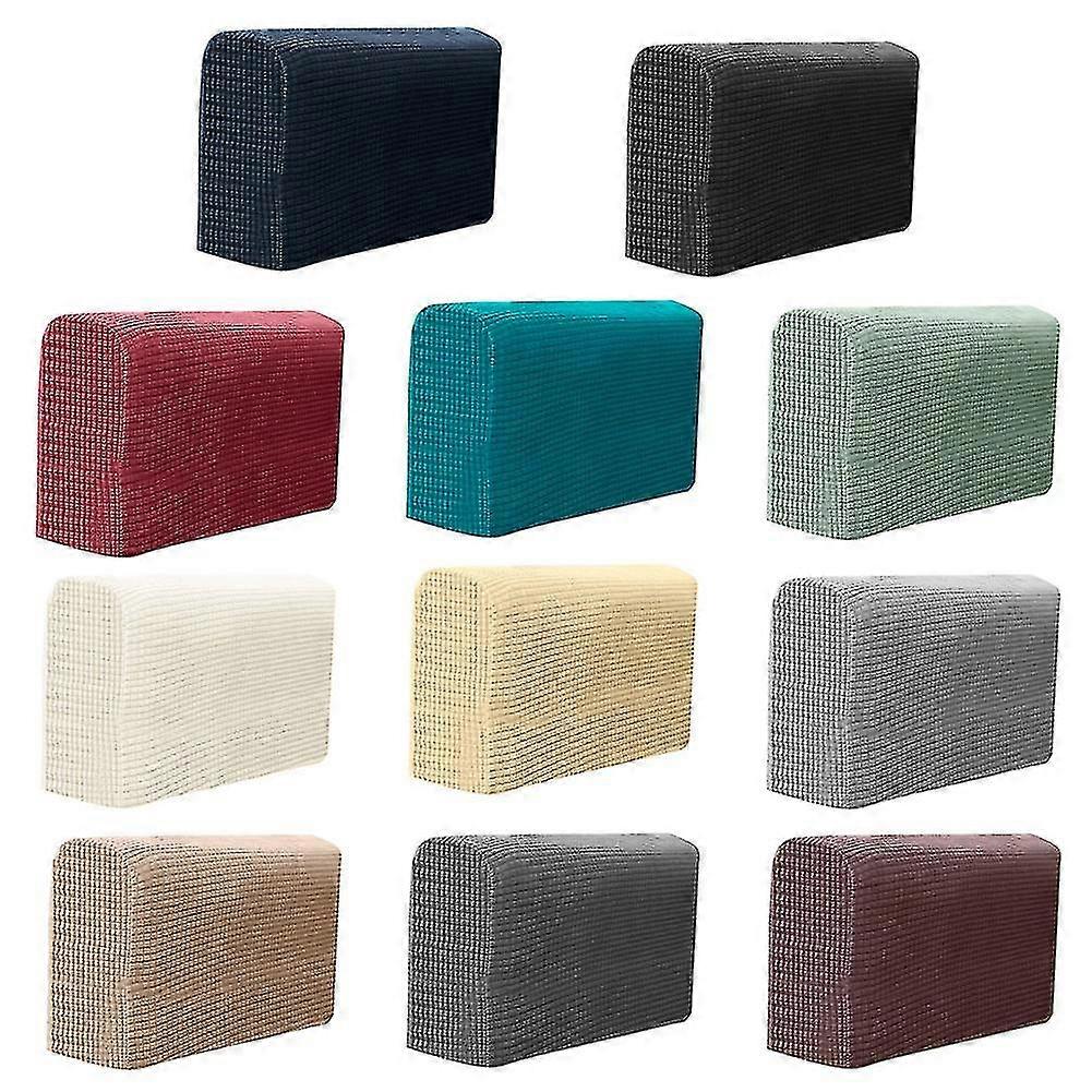 Lot de 2 housses d'accoudoirs de canapé extensibles pour la maison