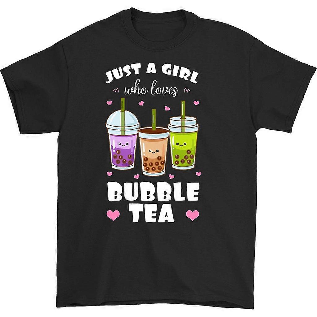 Nur ein Mädchen, das Bubble Tea T-Shirt liebt