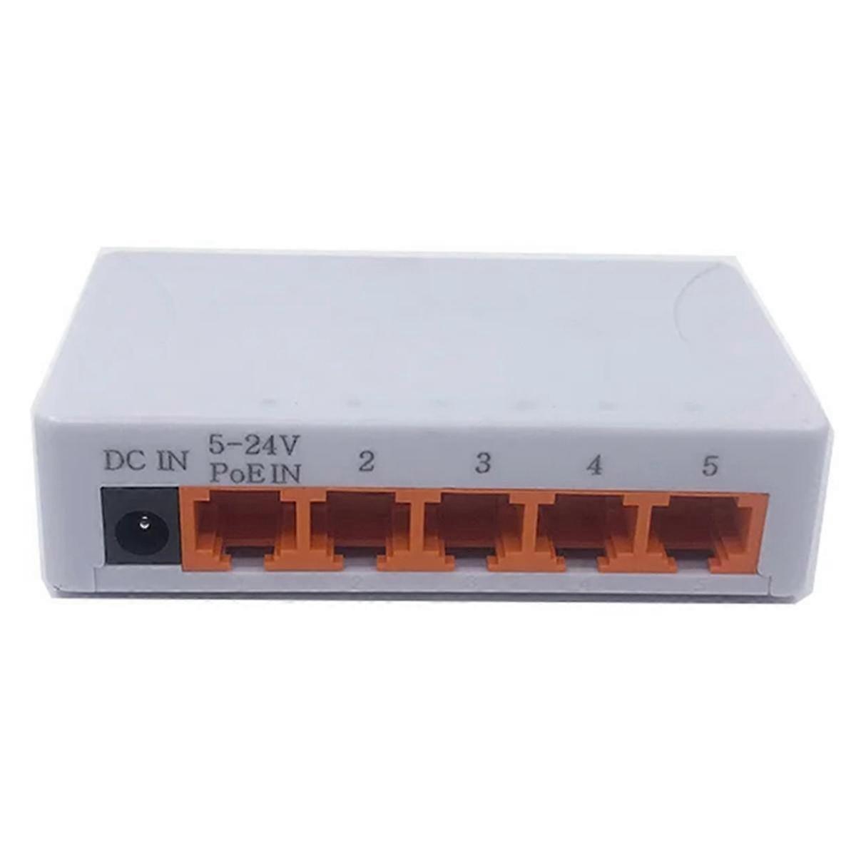 5 Port 1000Mbps Gigabit Network Switch Ethernet Smart Switcher High Performance RJ45 Hub Internet S