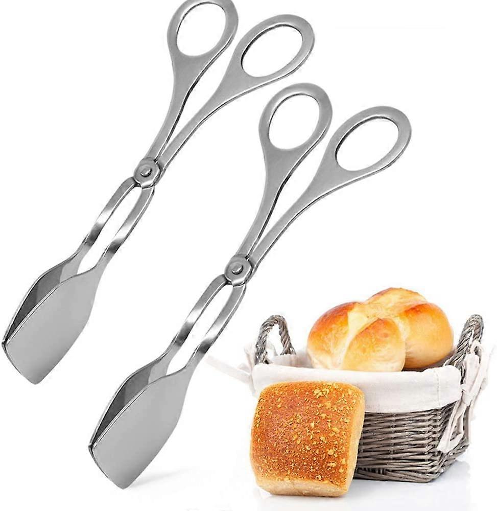 ZK- Vegetable Scissors Clips, Salad Scissors Clips, Food Scissors Clips, Buffet Cake Clips, For Salads, Bread, Cakes, Buffets, Miscellaneous, 2 Pieces