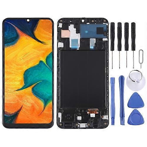 ORIG Super AMOLED LCD Screen for Samsung Galaxy A30 SM-A305 Digitizer Full Assembly with Frame