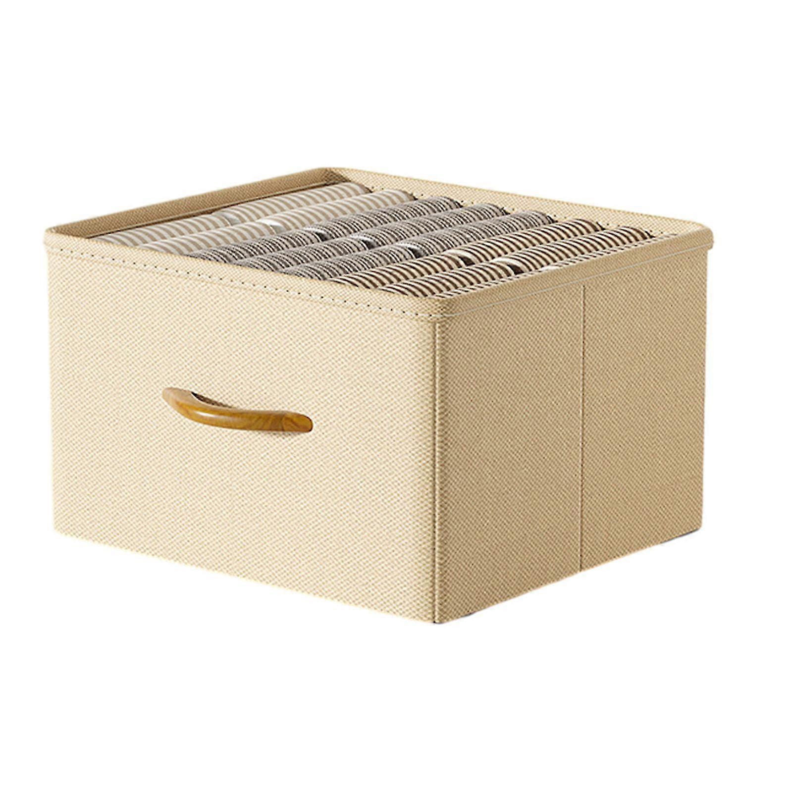 Household Drawer Type Storage Bin Dustproof Clothes Quilt Organizing Box With Handle For Home