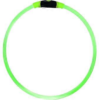 Led Safety Necklace, Reusable Visibility Necklace For Petsgreenreplaceable Batteries