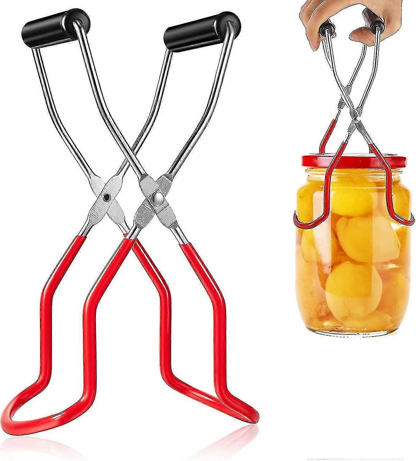 Sunrain Canning Tongs,canning Jar Lifter Tongs,stainless Steel Jar Lifter,canning Jar Lifter Compatible