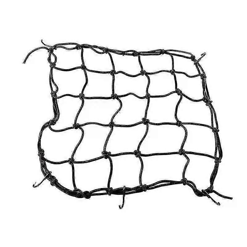 Motorcycle Cargo Helmet Net Featuring Hooks