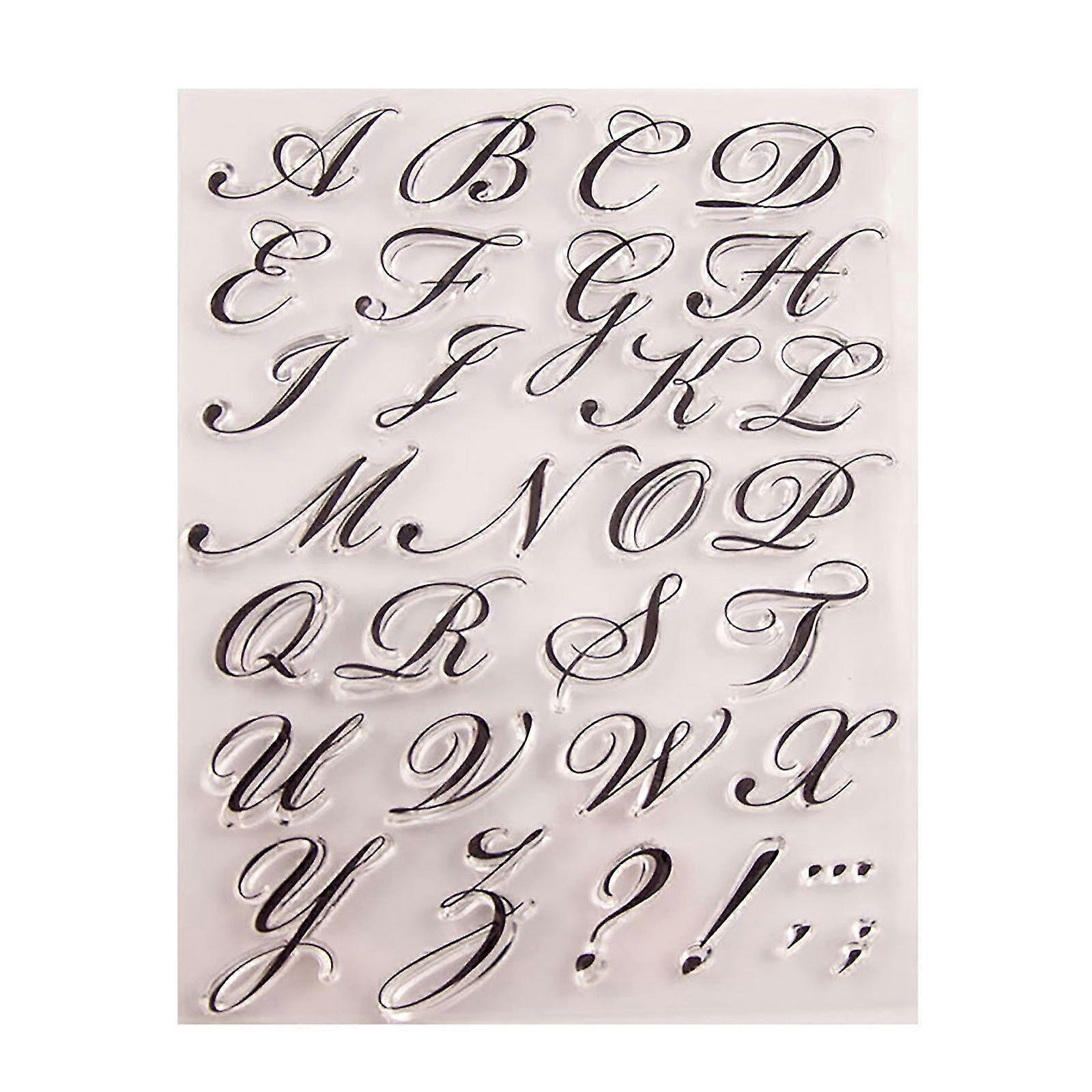 Alphabet Embosser Stamp Cake Decor Baking Bakeware Letters Tool Nice Letter