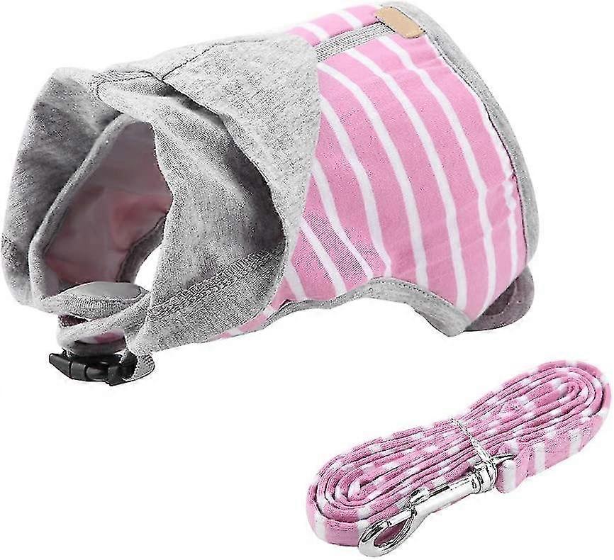 Cat Harness Adjustable Escape Protected Cat Harness Hooded Vest Collar Leash Soft Heilwiy Gift