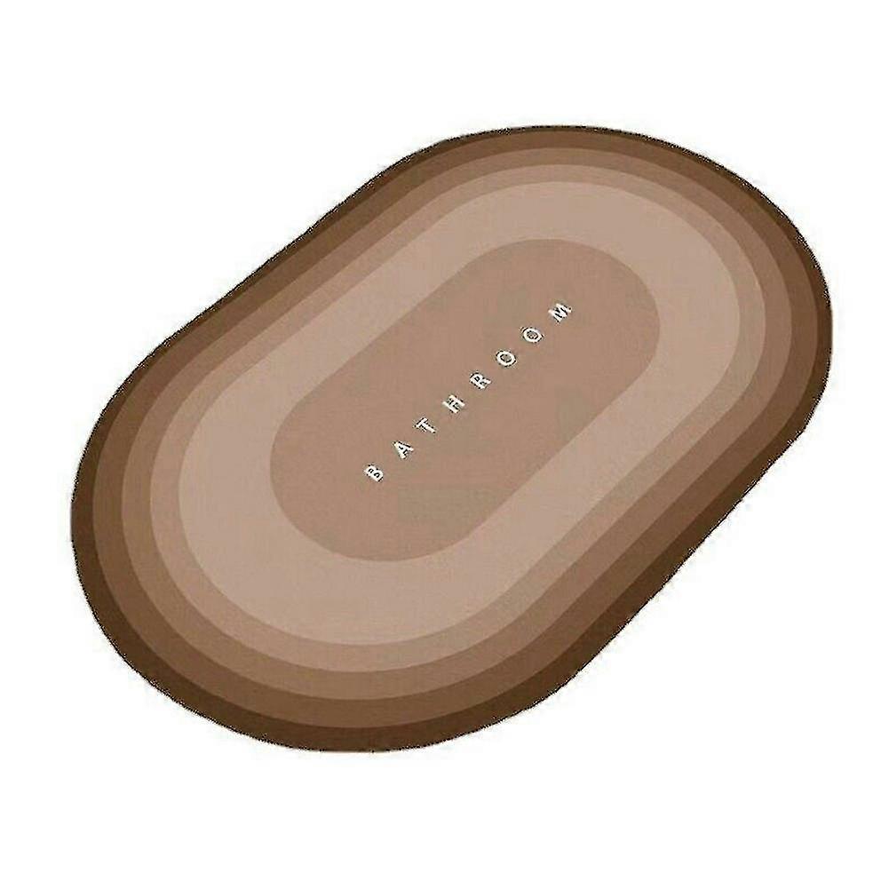 Quick Drying Bathroom Rug Kitchen Floor Mat -khaki