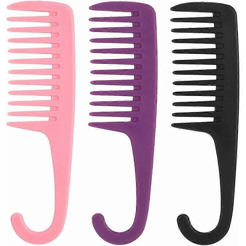 3 Pieces Wide Tooth Comb