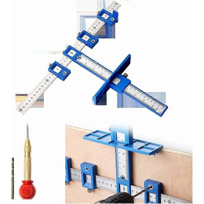 Hardware Template, Punch Locator Drilling Guide, Door and Drawer Pull Drilling Template Guide