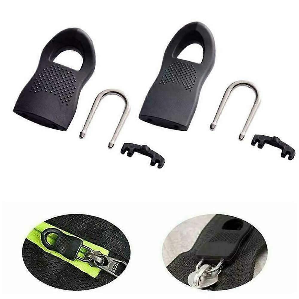 Universal Detachable Zipper Puller Set Repair Kit Pull Zip Up Slider