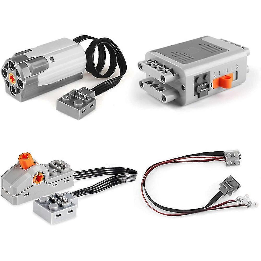 4pack Technology Power Function Motor Block Part Kit 1 mittlerer Motor, 1 Batteriekasten, 1 Lichtkabel,1