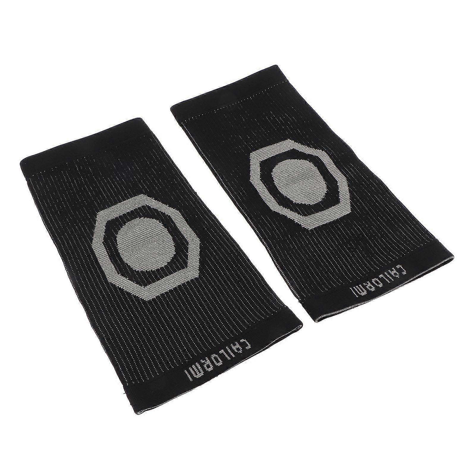 Graphene Knee Warmers 2pcs Soft Breathable Shock Absorption Kneepads for Elderly