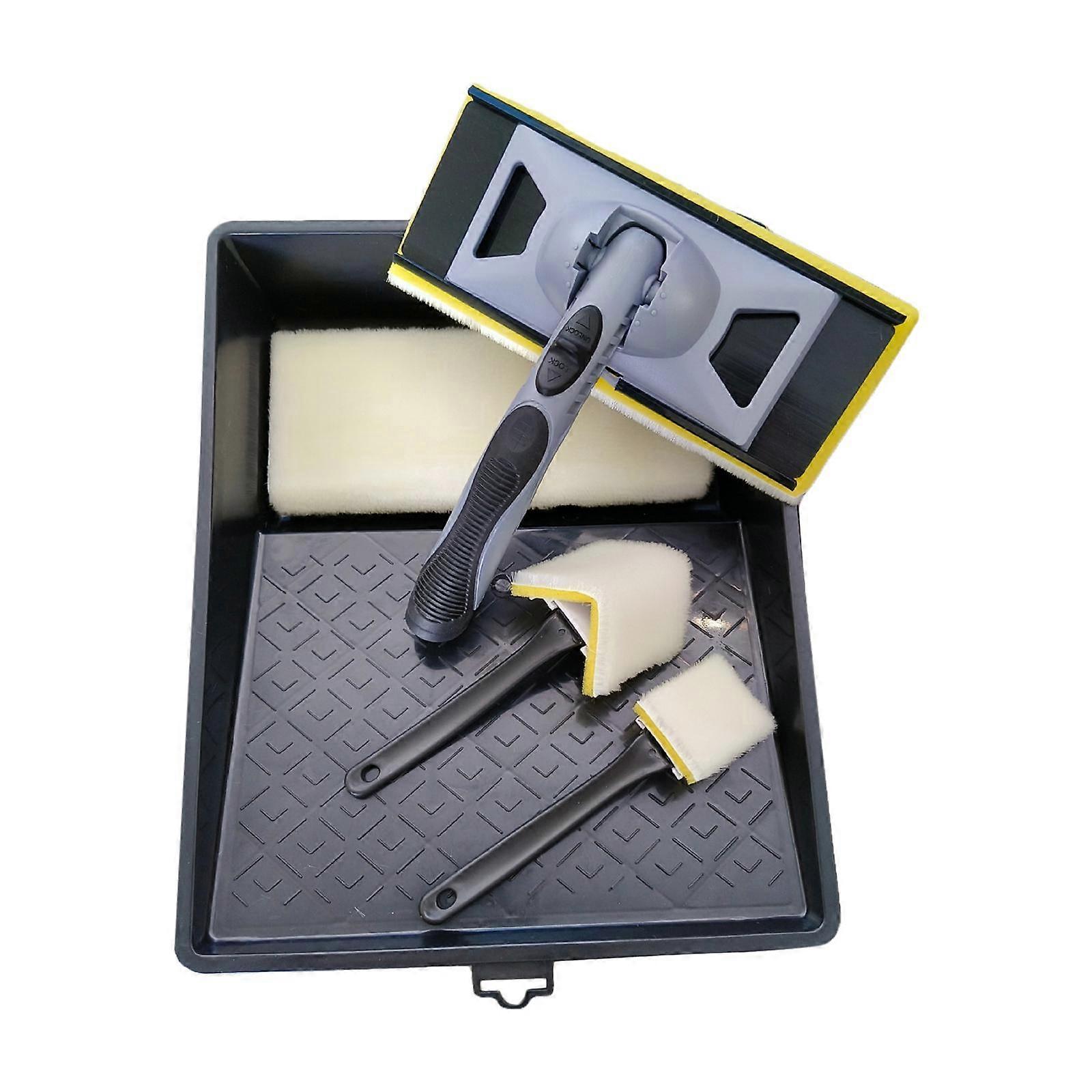 Paint Edger Painting Wall Edges Pad Paint Pad Set with Trims and Touch up Pad