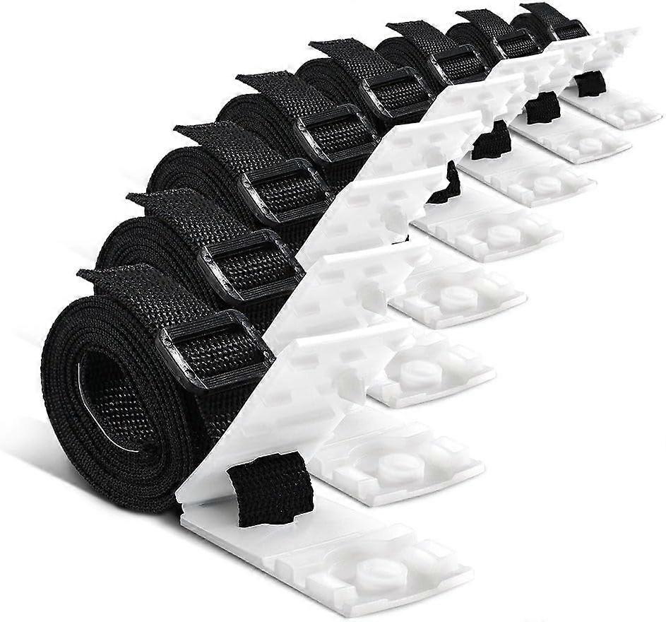 Pool Cover Roller Attachment Strap 8-Pieces Kit