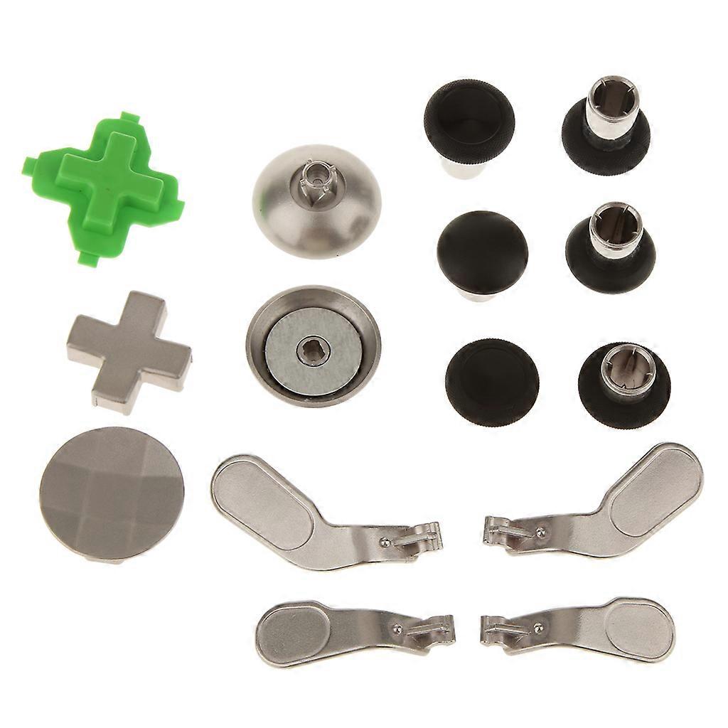 2pcs15in1 Bumper Trigger Buttons ABXY Mod Kit Joysticks for one Controller